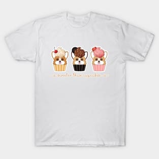 Corgi Cupcake Trio T-Shirt